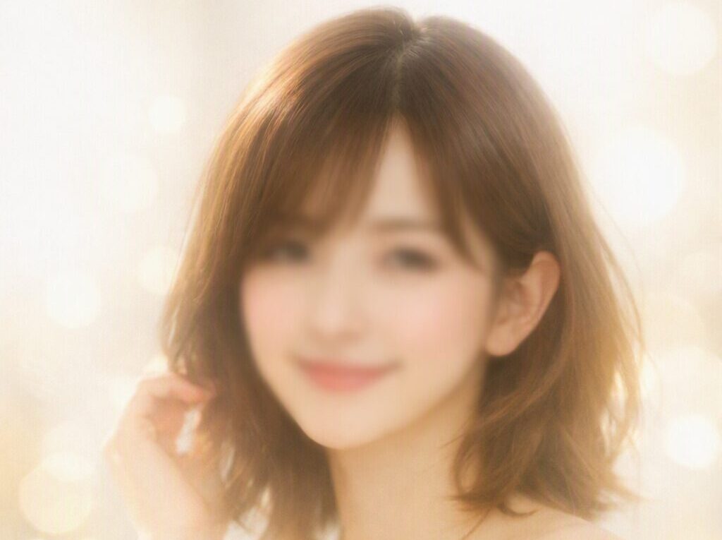 柔らかな光に包まれた匿名女性のイメージ。月野かすみの魅力を抽象的に象徴する、優しい雰囲気の高精細ショット。